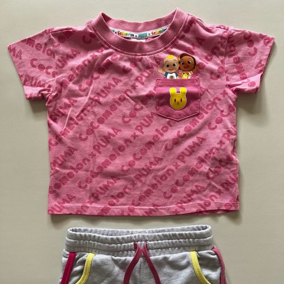 Limited Edition PUMA x COCOMELON Toddler Two-Piece Set - Picture 2 of 4